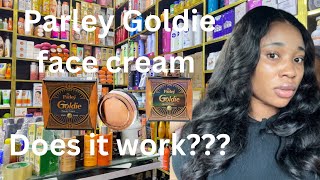 Parley Goldie beauty cream review Honest review of Goldie parley face cream whitening face cream [upl. by Selinski52]