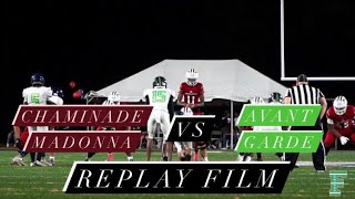 Chaminade Madonna Lions vs Avant Garde Sharks  PLAYOFF REPLAY FILM FootballFilmFanatics [upl. by Ashwell425]