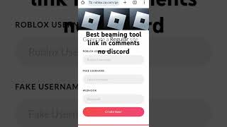 Purified beaming Roblox accs tutorial link in comments roblox beamingmethods robloxbeaming link [upl. by Solim]