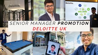 Promoted to Senior Manager at Deloitte UK  Prem Kumar ACA 🇬🇧 deloitte ey pwc kpmg [upl. by Nylyram]