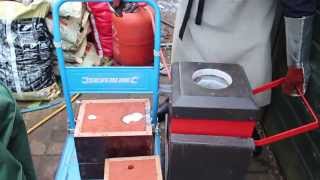 Metal Sand Casting and Furnace conversion Natural Gas to LPG [upl. by Kai844]