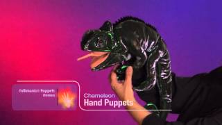 Folkmanis® Chameleon Puppet Demo [upl. by Shep]