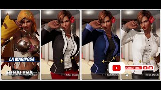 Dead or Alive 6  LA MARIPOSA 32 costumes  Gameplay 2024 [upl. by Hnil92]