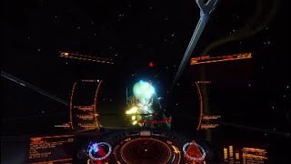 Elite Dangerous PVP Phasing MulticannonMines FDL vs BeamPA Krait Mk II [upl. by Yleen]