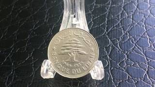 Coin Lebanon 50 piastres 1969 [upl. by Akinak]