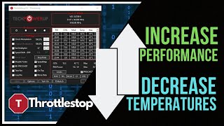 Throttlestop for dummies  Reduce laptop temperatures  Undervolting throttlestop undervolting [upl. by Asoral]