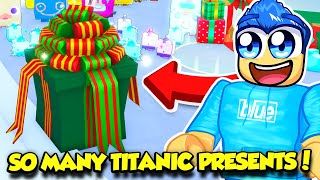 I Spent ALL MY DIAMONDS On TITANIC PRESENTS In Pet Simulator 99 [upl. by Aivle]