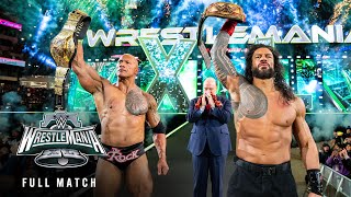 FULL MATCH Roman Reigns amp The Rock vs Cody Rhodes amp Seth Rollins WrestleMania XL Saturday [upl. by Shieh]