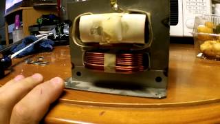 microwave transformer rewindmot [upl. by Ddal60]