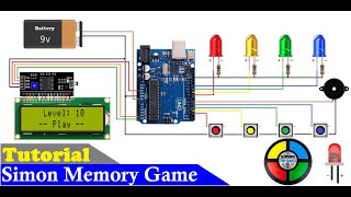 How to Make Simon Memory Game Using Arduino  Simon Says Game [upl. by Nilrac]