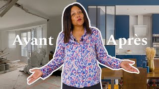 HOME TOUR après travaux dans un SUPERBE appartement parisien [upl. by Inimod]