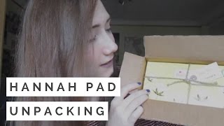 HANNAHPAD UNPACKING  REUSABLE PADS [upl. by Sualokin75]