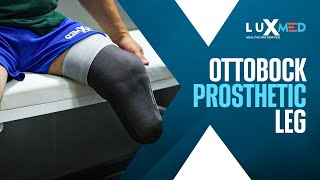 Ottobock harmony below knee prosthetic leg  Luxmed Protez [upl. by Attiuqahs]