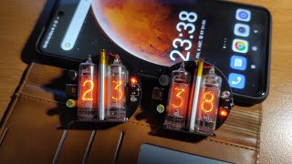 Fully Assembled Board Nixie Watch With Nixie Tubes IN16 [upl. by Nyram]