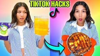 We Tested VIRAL TikTok FOOD HACKS SHOCKING  Familia Diamond [upl. by Tillie807]