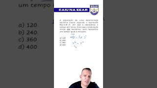 Questão EEAR  MATEMÁTICA  PROBLEMA DE EXPONENCIAL [upl. by Yruam981]