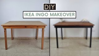 IKEA INGO Dining Table Makeover │Furniture Upcycling For Beginners [upl. by Carew]