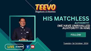 quotHis Matchless Authorityquot  Rhapsody Of Realities TeeVo  Monday 30th September 2024 [upl. by Eduino143]