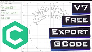 How to Export GCode from Carbide Create 7 Free Version [upl. by Liahus]