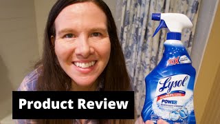 Lysol Power Bathroom Cleaner Review [upl. by Cob]