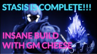 DESTINY 2 STASIS BUILD FOR WARLOCK CONTROL AND DPS BUILD WITH GM CHEESE destiny2 [upl. by Akzseinga]