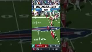 Best onside recovery ever onside recovery football bills dolphins [upl. by Llig]