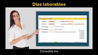 Días laborables en Excel [upl. by Aened]