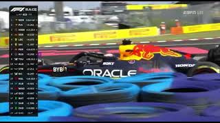 Max Verstappen’s failed move on Lewis Hamilton [upl. by Enimrej518]