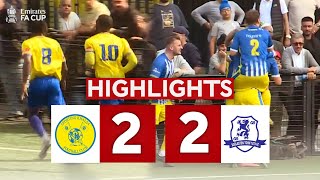 Sporting Khalsa 22 Darlaston Town  First Round Qualifying  Highlights  Emirates FA Cup 2324 [upl. by Anai]