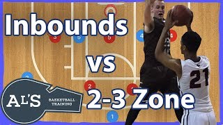 Sideline Inbounds Plays Against a 23 Zone Defense [upl. by Namwob]