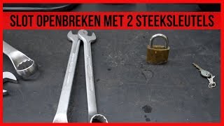 Slot openbreken met 2 steeksleutels [upl. by Etterual]