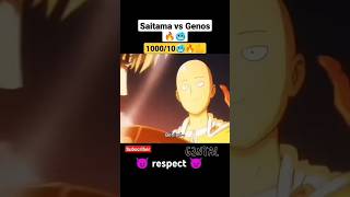 saitama Vs Genos onepunchman anime [upl. by Anelagna]