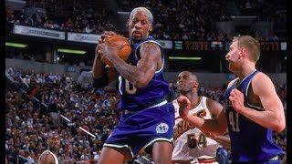 Ultimate Dennis Rodman Rebounding Highlights  The Greatest Rebounder in NBA History Part 2 [upl. by Cassady]