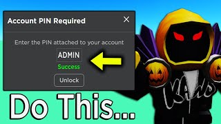 How To RESET ROBLOX PIN If You FORGOT IT 2024  Change Roblox PIN [upl. by Briana]