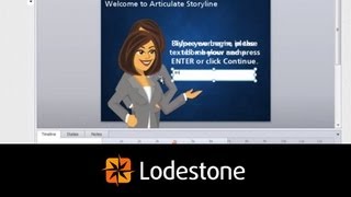 Lodestone Articulate Storyline  Variables and Player Customization [upl. by Lussier]