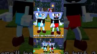 Cuphead and Mugman DESTROY Minecraft minecraft cuphead mugman [upl. by Stutzman614]