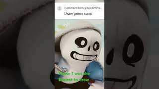 Sans draws Aus Part 3 undertale sans art [upl. by Tugman150]