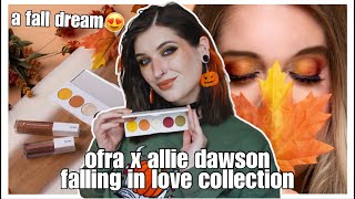 Ofra x Allie Dawson Falling In Love Collection  Tutorial  Swatches [upl. by Ys]