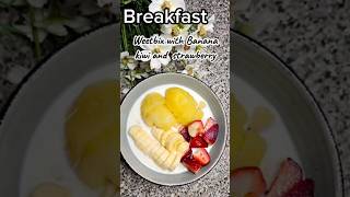 Weetbix banana kiwi and strawberry for breakfast breakfast weetbix [upl. by Tnayrb]