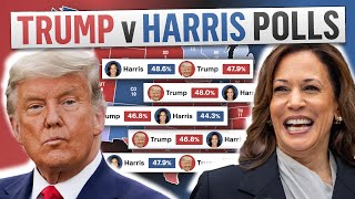 Trump Struggles in Rust Belt Harris Gains Momentum on 2024 Map [upl. by Ainud]