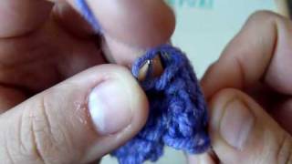 Knitting Eastern European Method Purl Stitch [upl. by Sugar927]