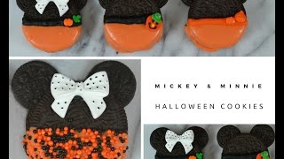 Mickey amp Minnie Halloween Cookies [upl. by Aramot234]