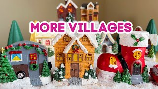 More Dollar Tree Christmas Villages [upl. by Esilehs]