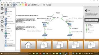 Mikrotik Static Route Using Command Line [upl. by Atteoj834]