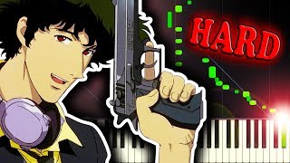 COWBOY BEBOP OP Tank  Piano Tutorial [upl. by Snilloc]