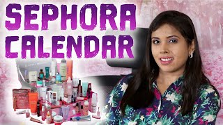 SEPHORA UK BEAUTY ADVENT CALENDAR 2024 CONTENTS PRICE BREAKDOWN [upl. by Earahs]