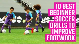 Best Beginner Soccer Drills to Improve Footwork  U6 amp U8 Soccer Drills  Fun Soccer Drills by MOJO [upl. by Zahara]