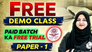 UGC NET 2024  Teaching Aptitude for UGC NET Paper 1  Free Demo Class [upl. by Mallen]