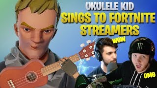 Cutest Kid On Fortnite Sings To Top Fortnite Streamers  Part 2 Fortnite Battle Royale [upl. by How]