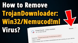 How to Get rid of TrojanDownloaderWin32Nemucodml [upl. by Dhumma]